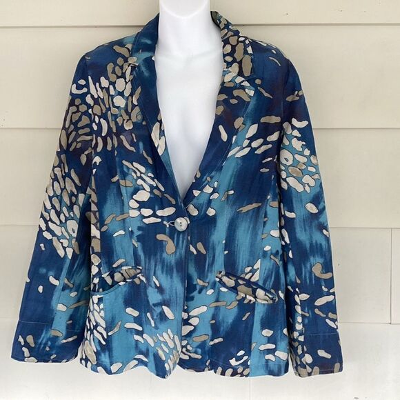 Coldwater Creek “watercolour “ graphic size medium. 0266 - Picture 1 of 11